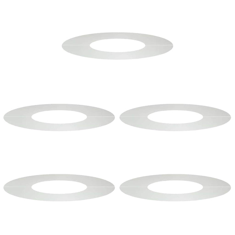 VidaXL adapté aux cernes d'arbre plats 5 pcs argent ø30 60 cm