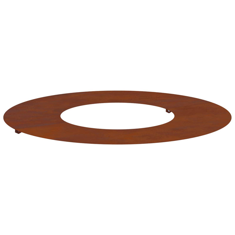 VidaXL adapté pour cerne d'arbre plat marron ø30 60 cm acier corten