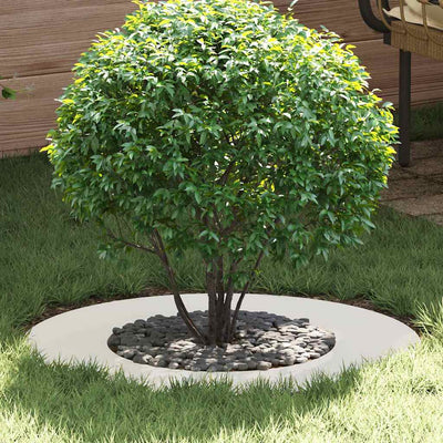 VidaXL adapté pour cerne d'arbre plat blanc ø40 70 cm acier