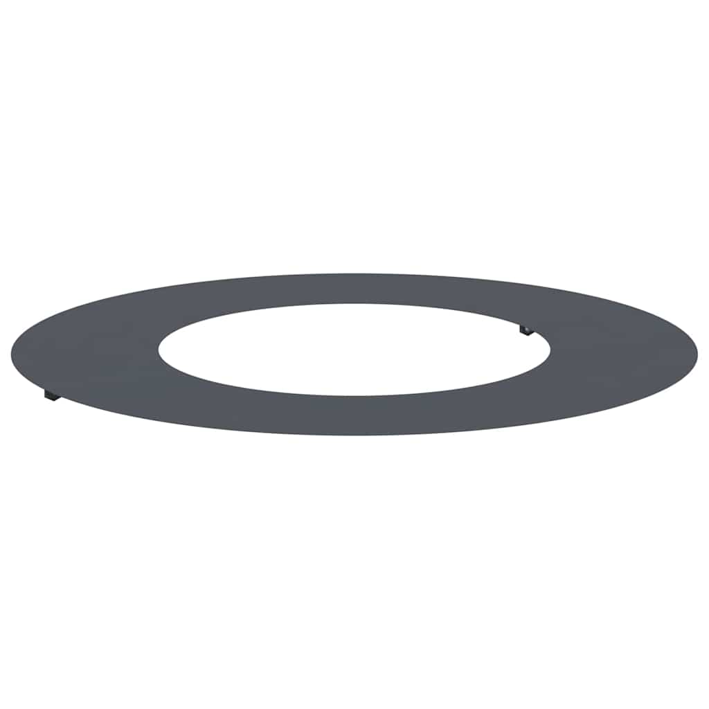 VidaXL adapté pour cerne d'arbre plat anthracite ø40 70 cm acier