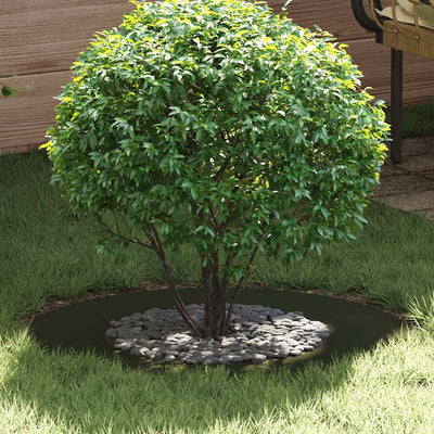 VidaXL anneau d'arbre vert olive ø40 70 cm acier laminé à froid