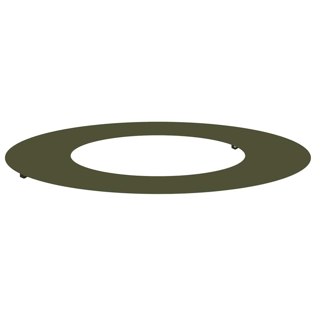 VidaXL anneau d'arbre vert olive ø40 70 cm acier laminé à froid