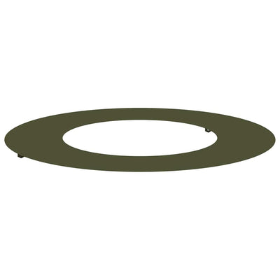 VidaXL anneau d'arbre vert olive ø40 70 cm acier laminé à froid