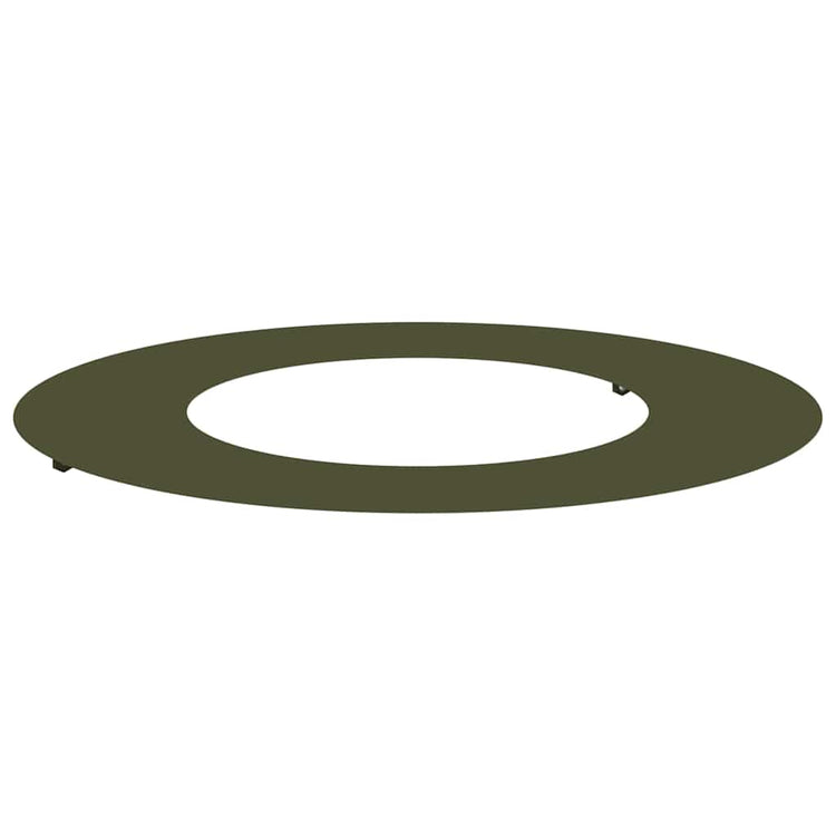 VidaXL anneau d'arbre vert olive ø40 70 cm acier laminé à froid