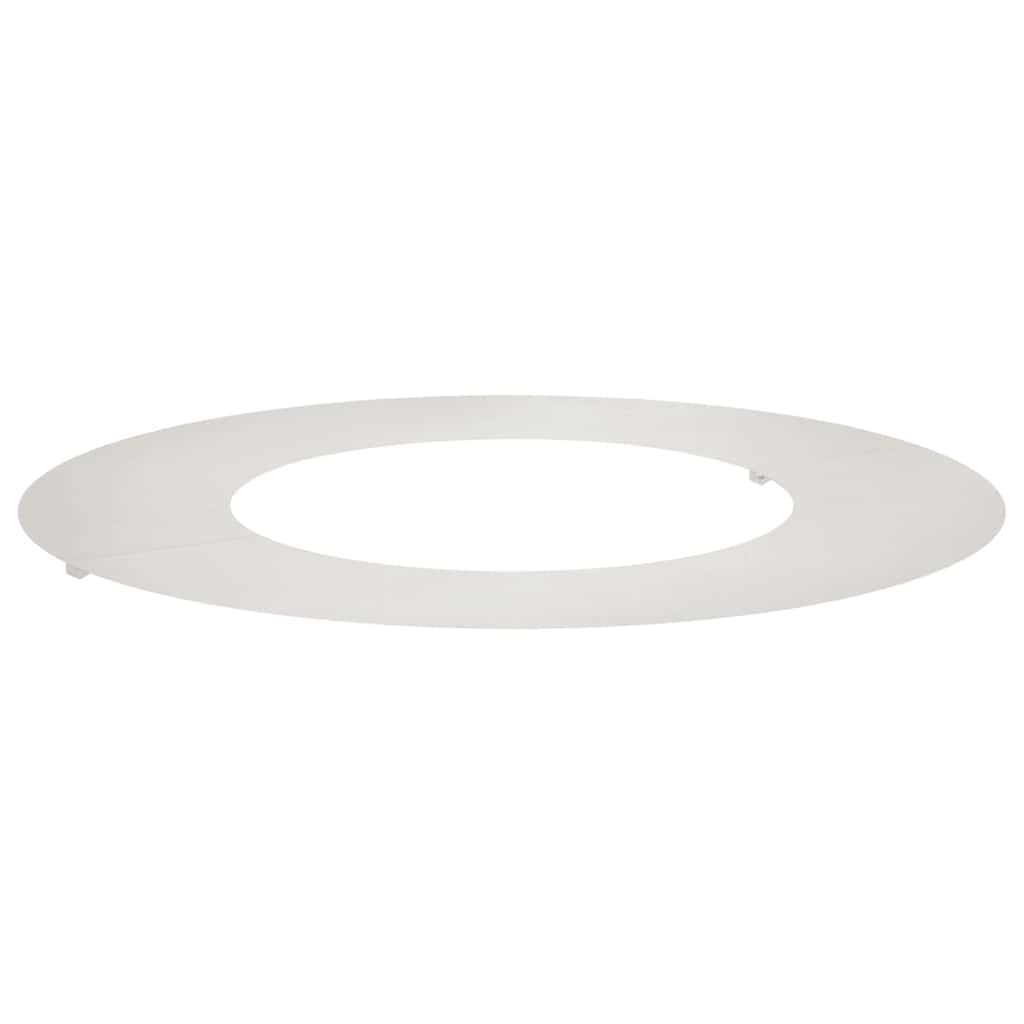 VidaXL adapté pour cerceau d'arbre plat argent ø40 70 cm en acier inoxydable