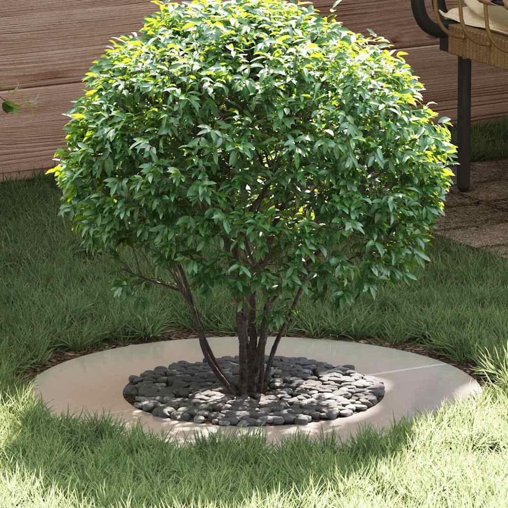 VidaXL adapté aux cernes d'arbre plats 5 pcs argent ø40 70 cm