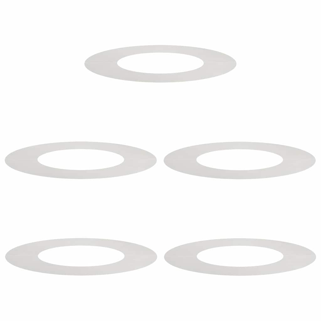 VidaXL adapté aux cernes d'arbre plats 5 pcs argent ø40 70 cm