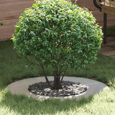 VidaXL adapté aux cernes d'arbre plats 5 pcs argent ø40 70 cm