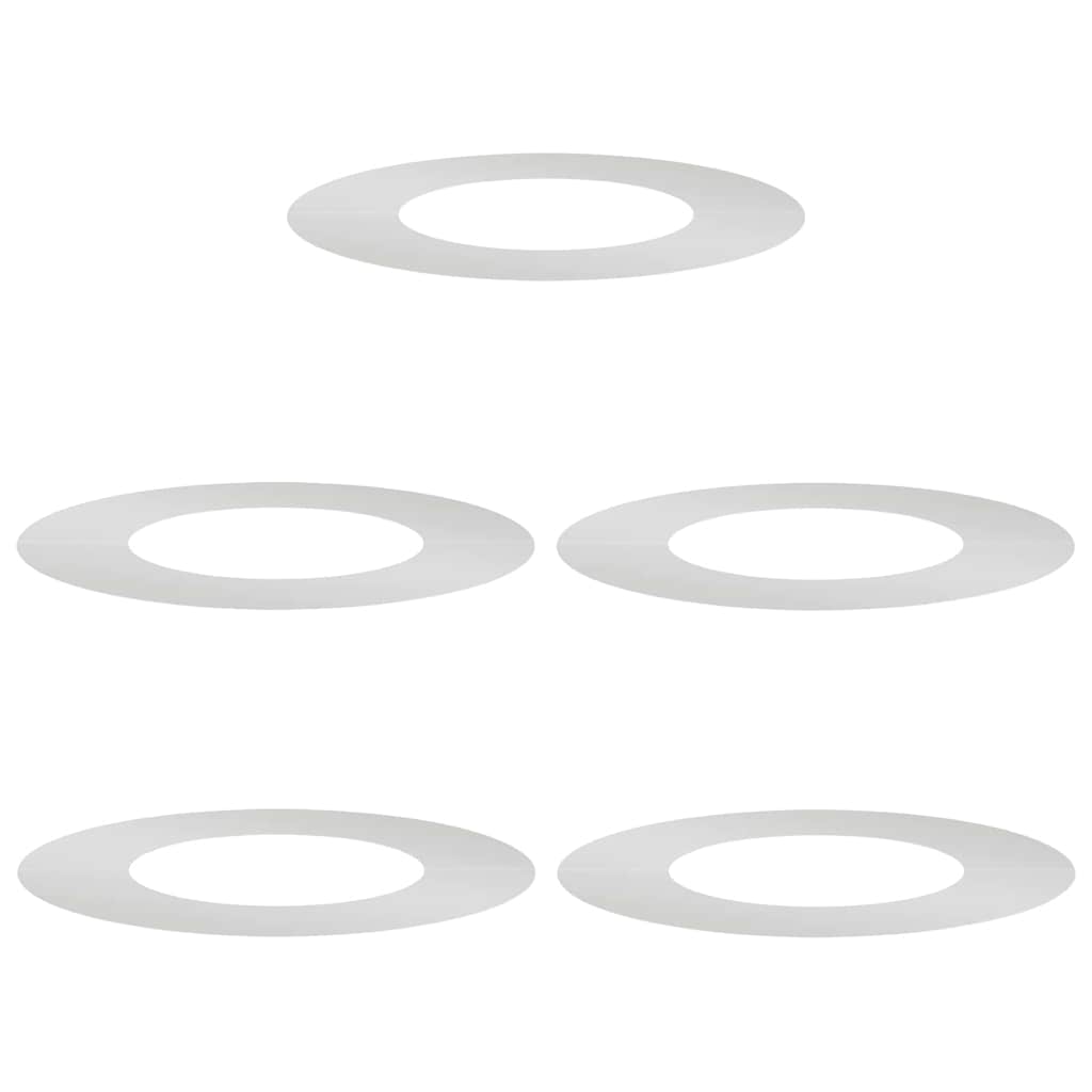 VidaXL adapté aux cernes d'arbre plats 5 pcs argent ø40 70 cm