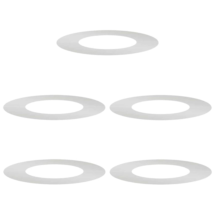 VidaXL adapté aux cernes d'arbre plats 5 pcs argent ø40 70 cm