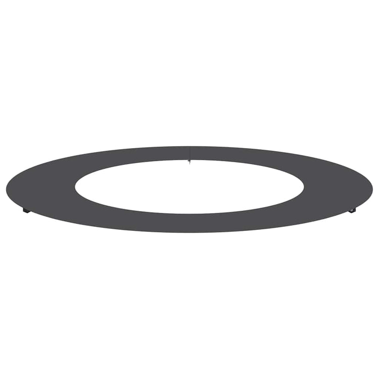 VidaXL adapté pour cerne d'arbre plat noir ø50 80 cm acier