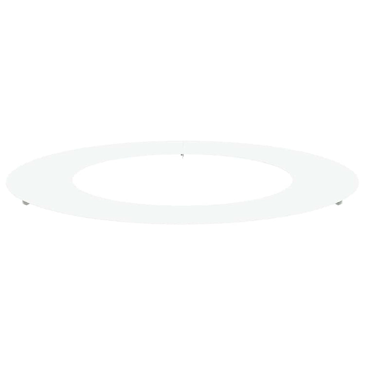 VidaXL adapté pour cerne d'arbre plat blanc ø50 80 cm acier
