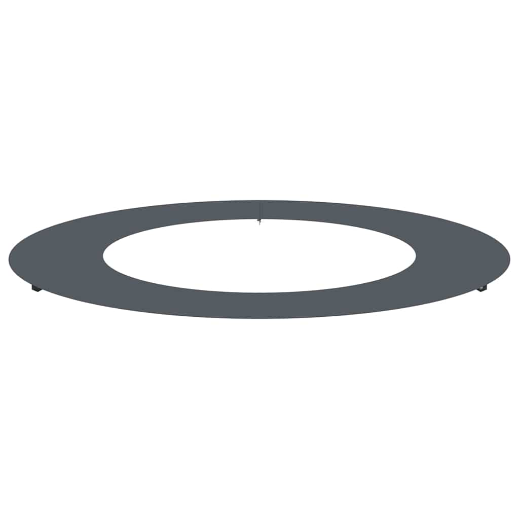 VidaXL adapté pour cerne d'arbre plat anthracite ø50 80 cm acier