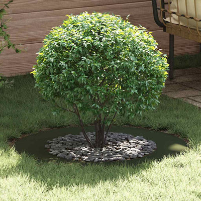 VidaXL adapté aux cernes d'arbre plats 5 pcs vert olive ø50 80 cm