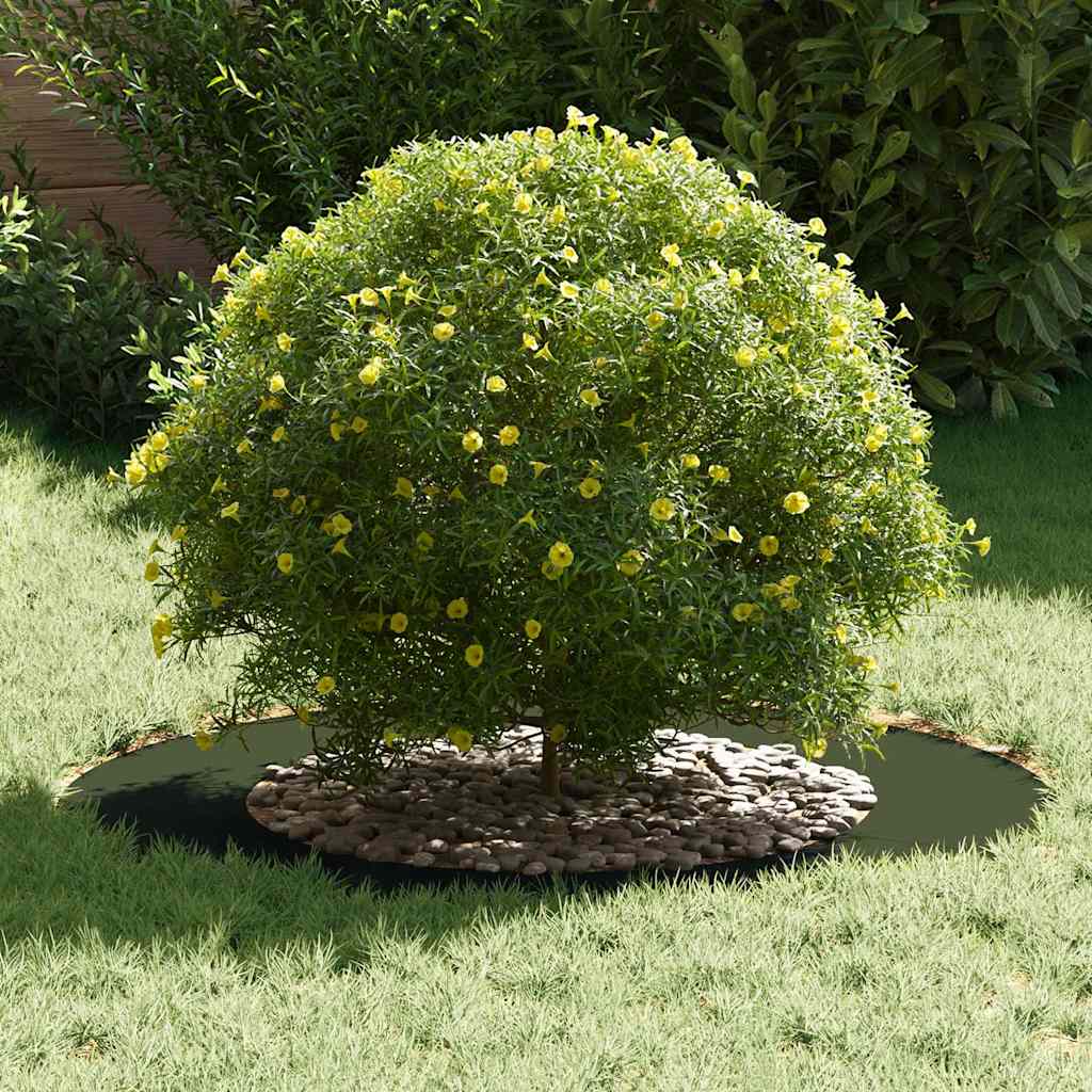 VidaXL adapté aux cernes d'arbre plats 5 pcs vert olive ø50 80 cm