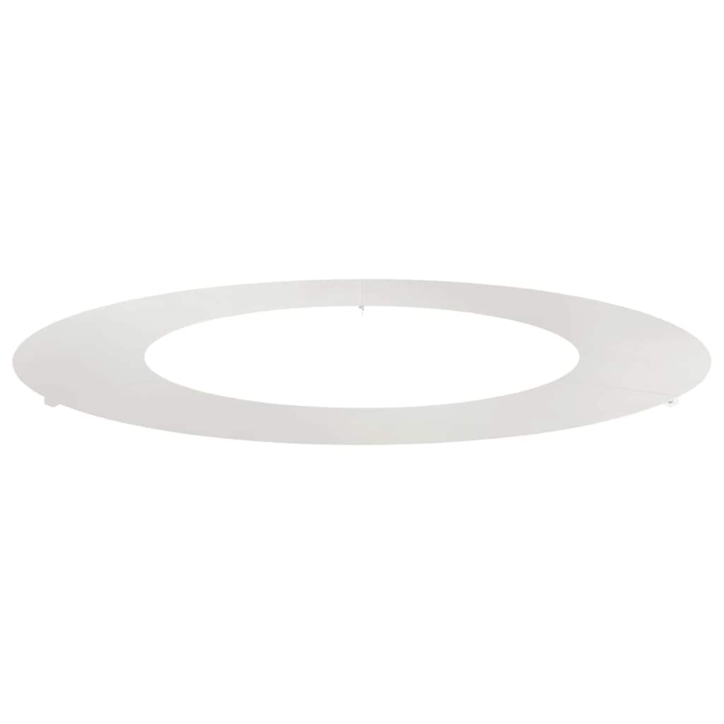 VidaXL adapté pour cerceau d'arbre plat argent ø50 80 cm en acier inoxydable