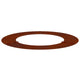 Vidaxxl adapté pour cerne d'arbre plat marron ø50 80 cm acier corten