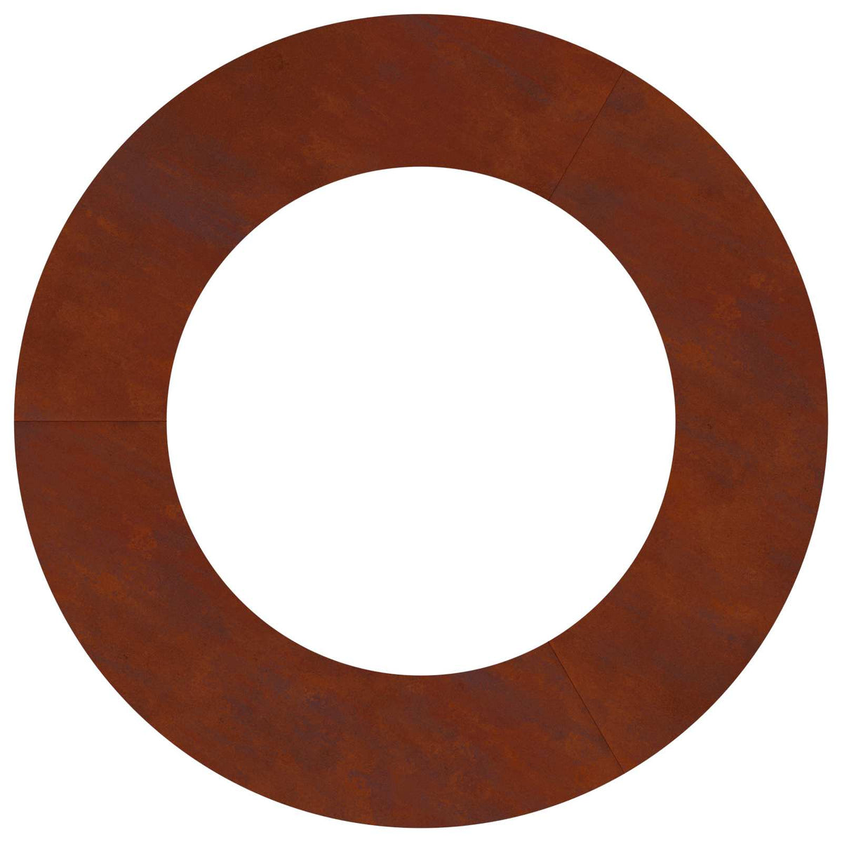 Vidaxxl adapté pour cerne d'arbre plat marron ø50 80 cm acier corten
