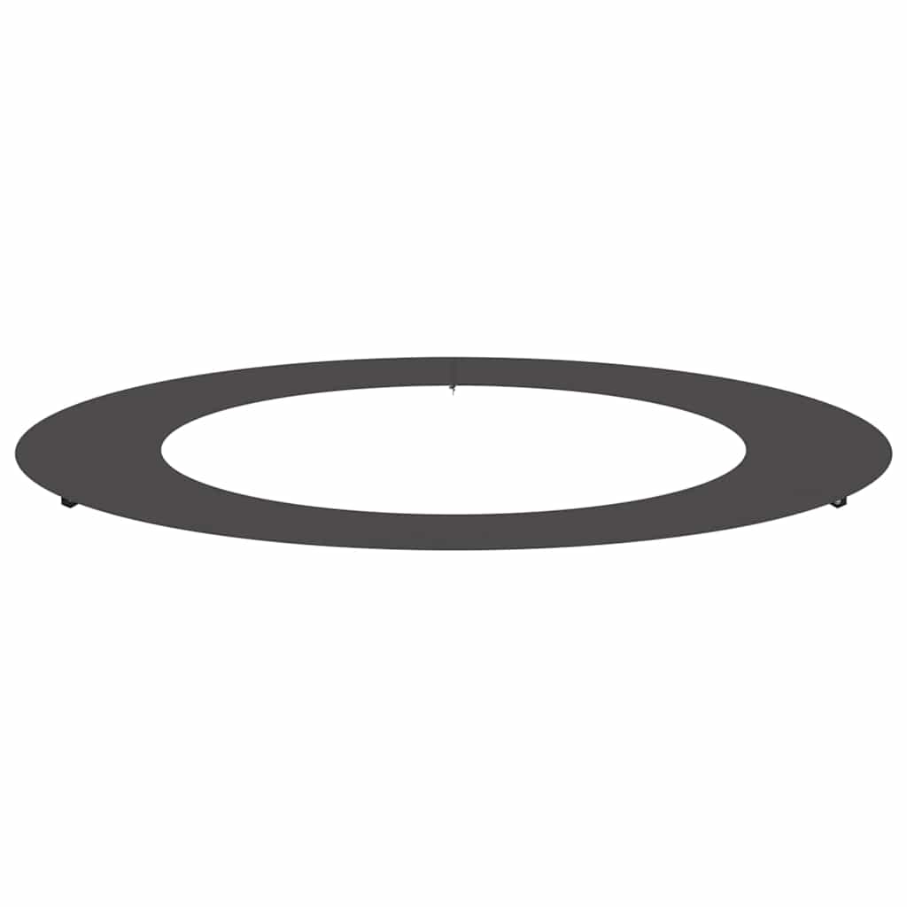 VidaXL adapté pour cerne d'arbre plat noir ø60 90 cm acier