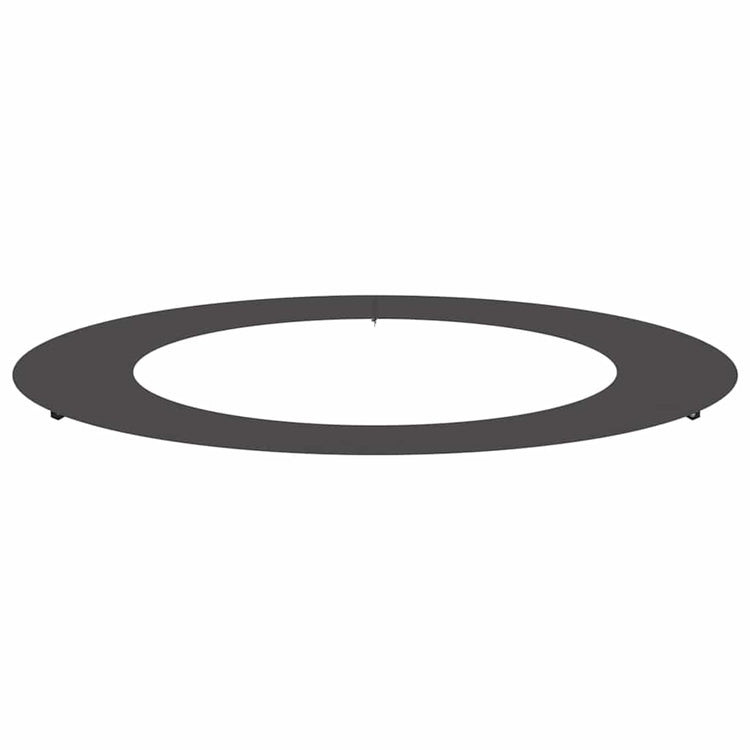 VidaXL adapté pour cerne d'arbre plat noir ø60 90 cm acier