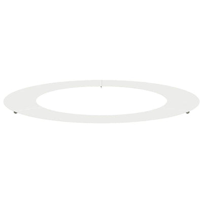 VidaXL adapté pour cerne d'arbre plat blanc ø60 90 cm acier