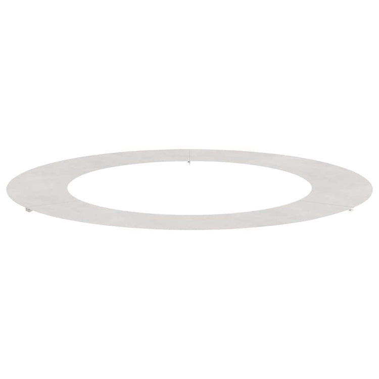 VidaXL adapté pour anneau d'arbre plat argent ø60 90 cm acier inoxydable