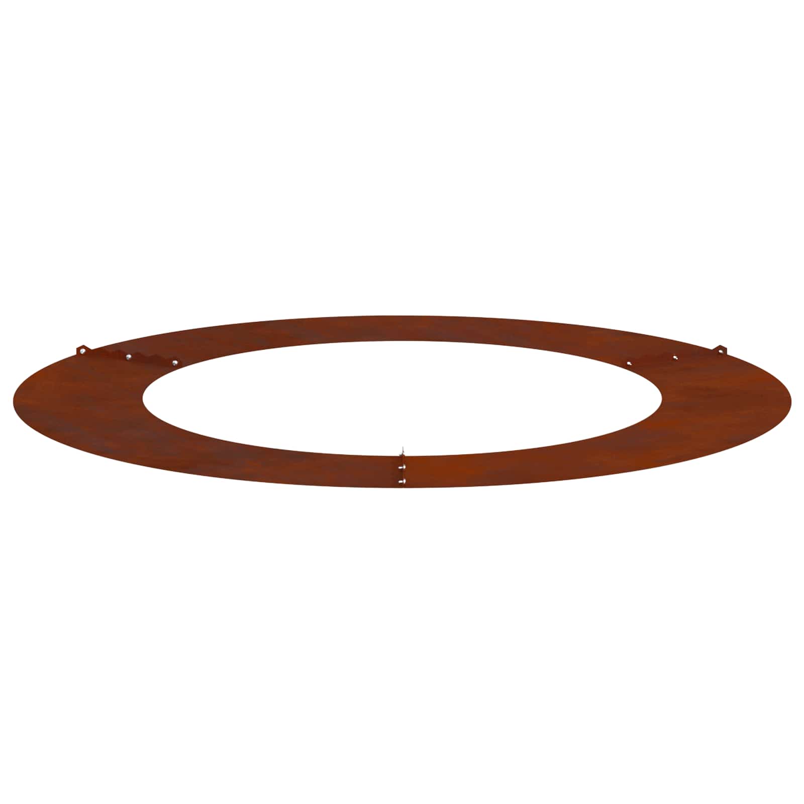 VidaXL adapté pour cerne d'arbre plat marron ø60 90 cm acier corten
