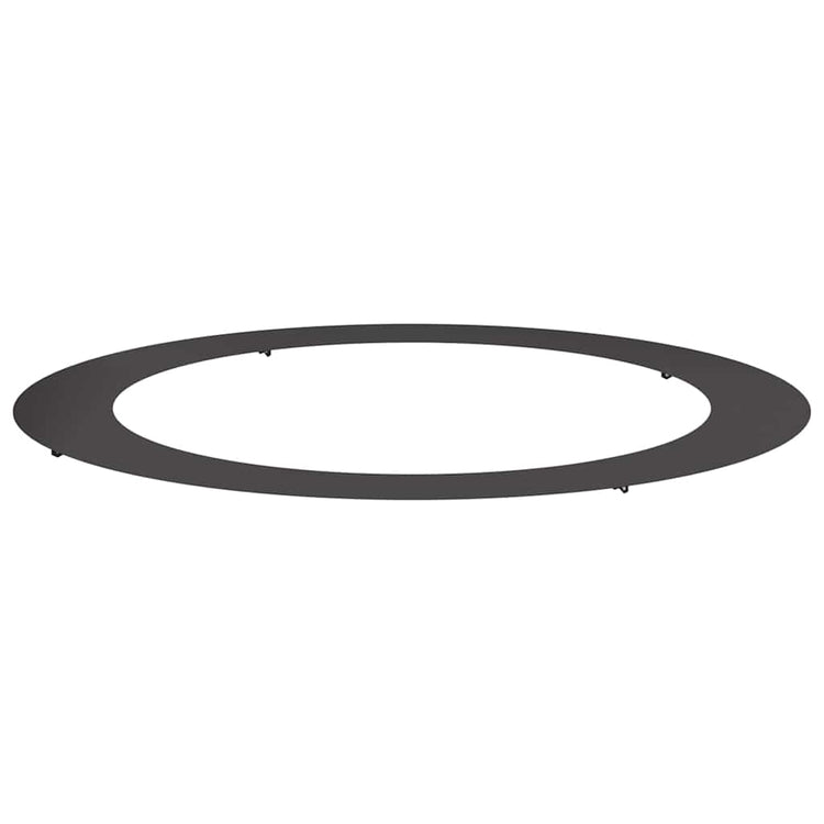 VidaXL adapté pour cerne d'arbre plat noir ø90 120 cm acier