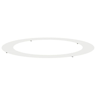 VidaXL adapté pour cerne d'arbre plat blanc ø90 120 cm acier