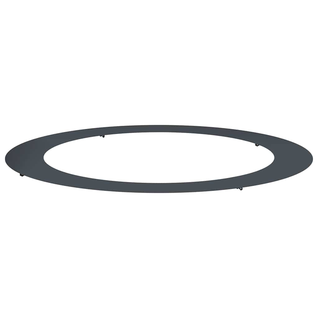 VidaXL adapté pour cerne d'arbre plat anthracite ø90 120 cm acier