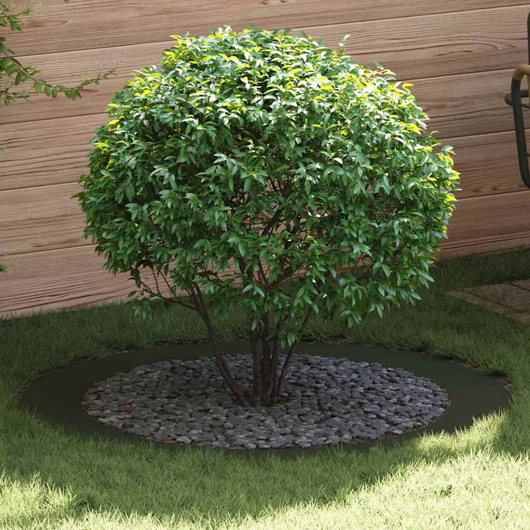 VidaXL adapté aux cernes d'arbre plats 5 pcs vert olive ø90 120 cm