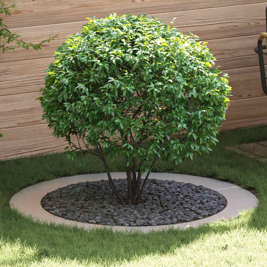 VidaXL adapté aux cernes d'arbre plats 5 pcs argent ø90 120 cm