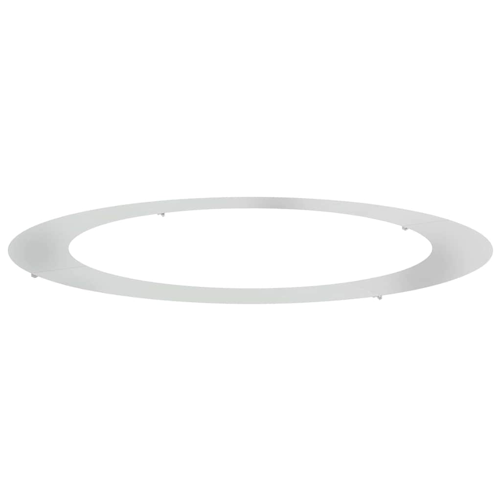 VidaXL convient pour anneau d'arbre plat argent ø90 120 cm