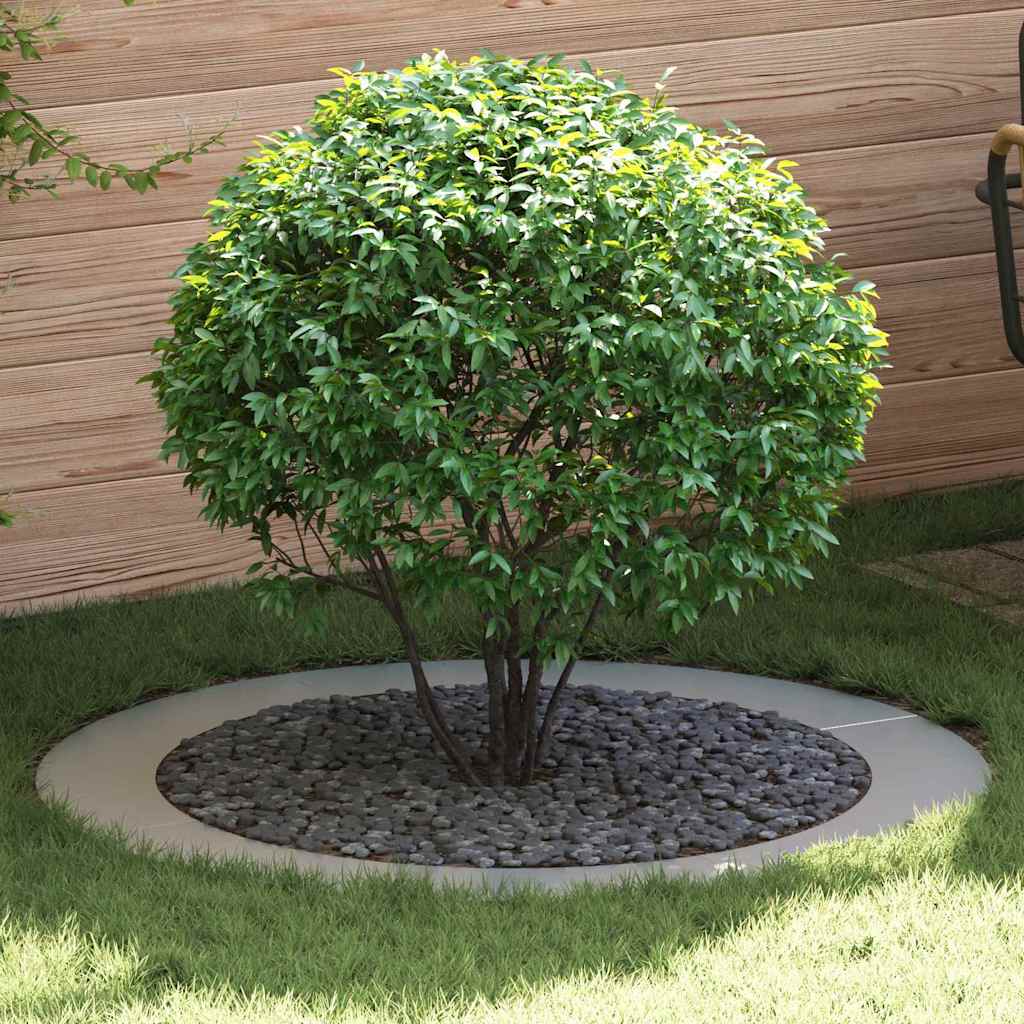 VidaXL adapté aux cernes d'arbre plats 5 pcs argent ø90 120 cm