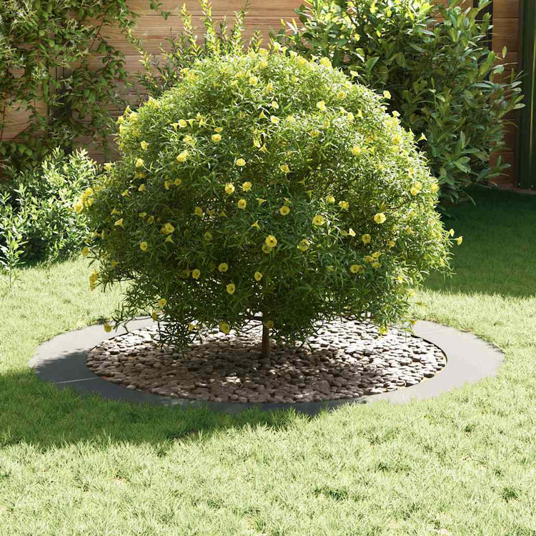 VidaXL adapté aux cernes d'arbre plats 5 pcs argent ø90 120 cm