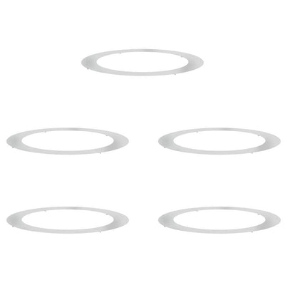 VidaXL adapté aux cernes d'arbre plats 5 pcs argent ø90 120 cm