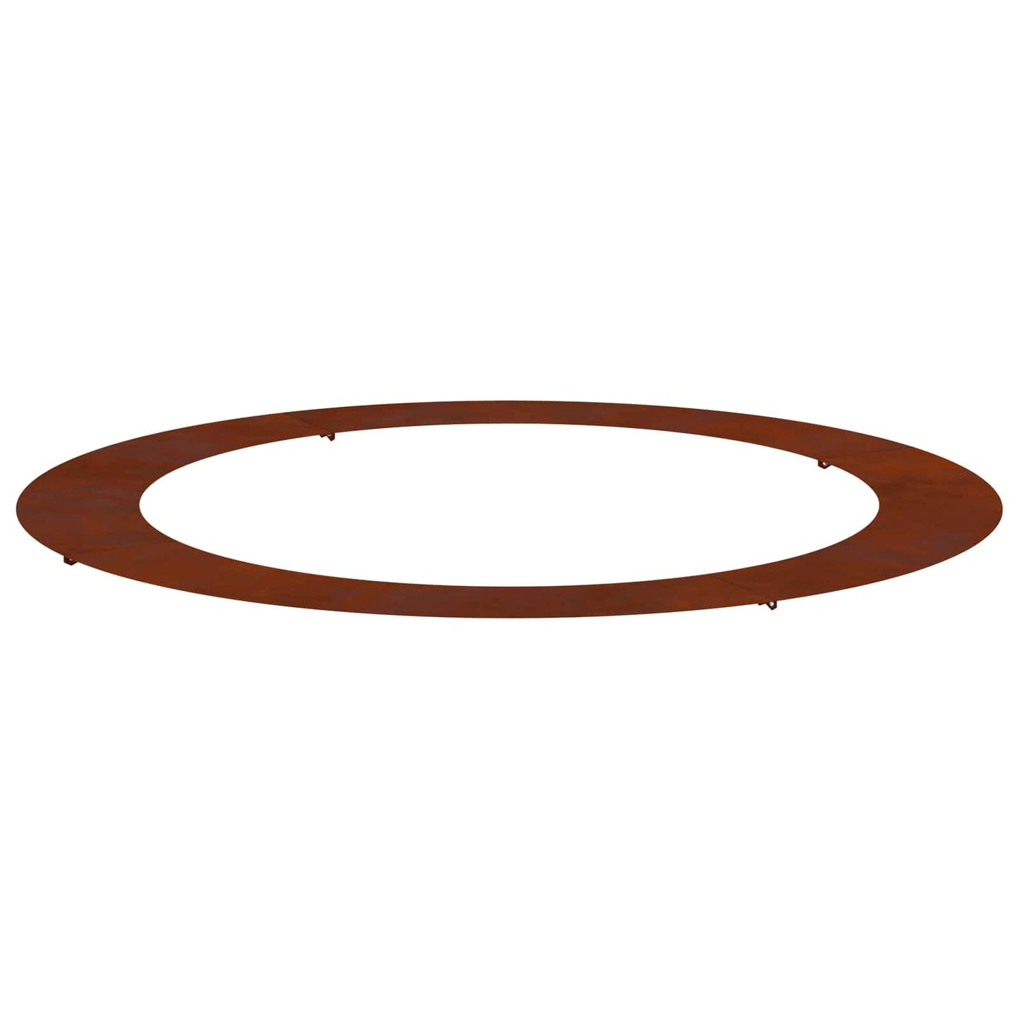 Vidaxxl adapté pour cerne d'arbre plat marron ø90 120 cm acier corten