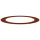 Vidaxxl adapté pour cerne d'arbre plat marron ø90 120 cm acier corten