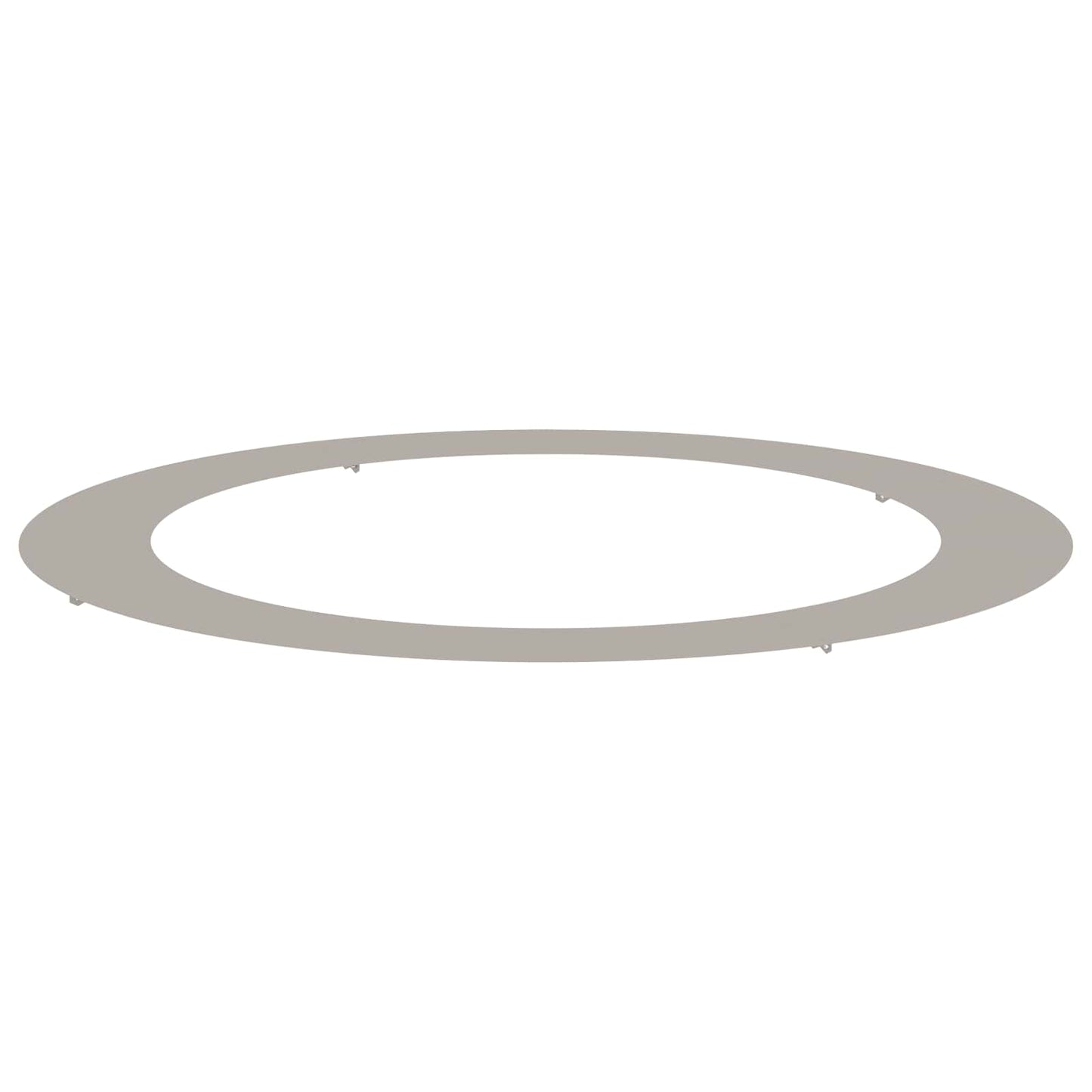 Vidaxxl adapté pour cerne d'arbre plat marron ø90 120 cm acier corten