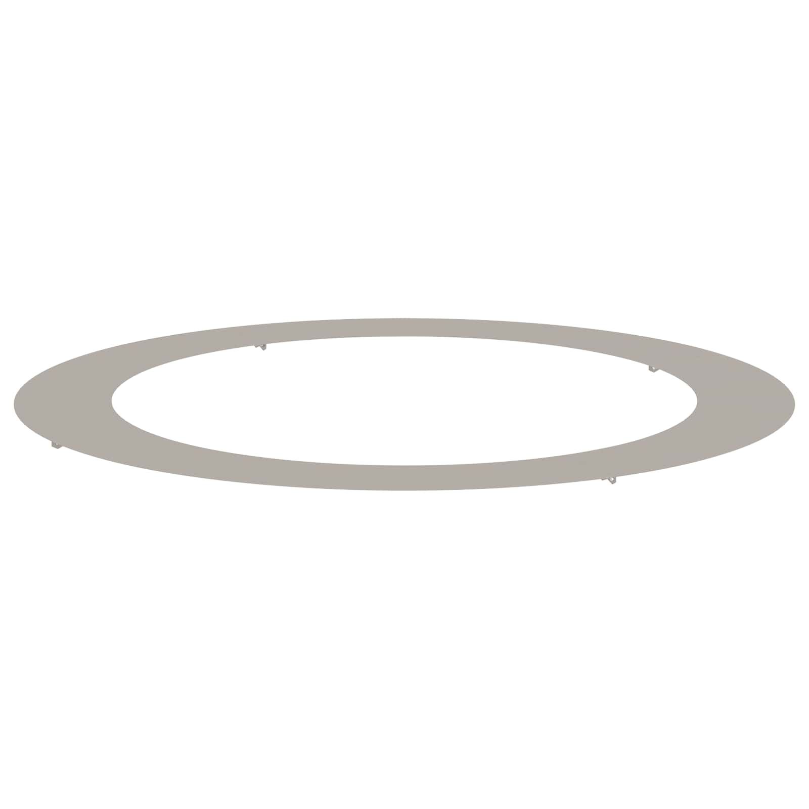 Vidaxxl adapté pour cerne d'arbre plat marron ø90 120 cm acier corten