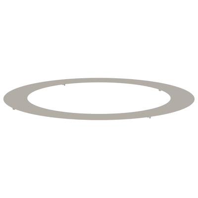 Vidaxxl adapté pour cerne d'arbre plat marron ø90 120 cm acier corten