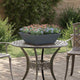 Vidaxl pot de fleur de jardin 5 pcs anthracite 50 x 50 x 15 cm acier laminé à froid