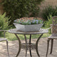 Vidaxl pot de fleur de jardin 5 pcs argent 50 x 50 x 15 cm acier galvanisé