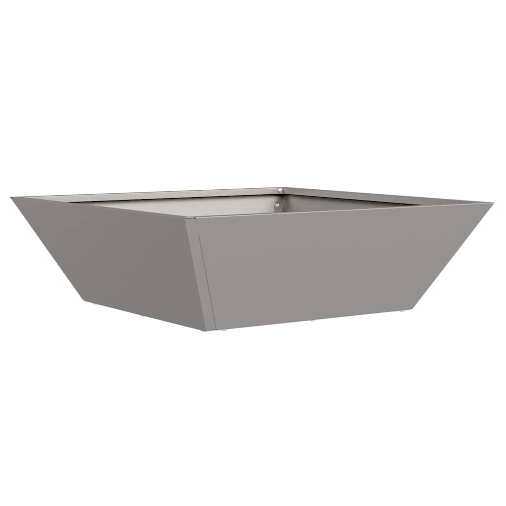 Vidaxl pot de fleur de jardin 5 pcs rouillé 50 x 50 x 15 cm acier corten