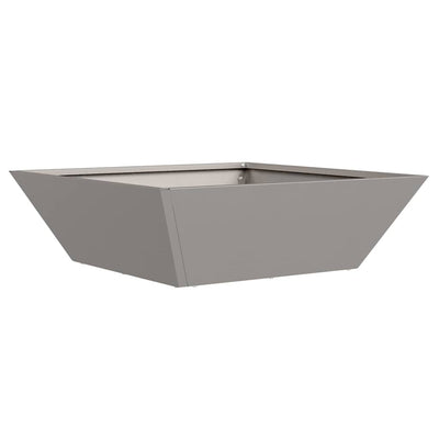 Vidaxl pot de fleur de jardin 5 pcs rouillé 50 x 50 x 15 cm acier corten