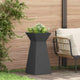 VidaXL jardinière pilier 2 pcs noir 35 x 35 x 73 cm