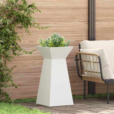 Jardinière pilier VidaXL blanc 35 x 35 x 73 cm