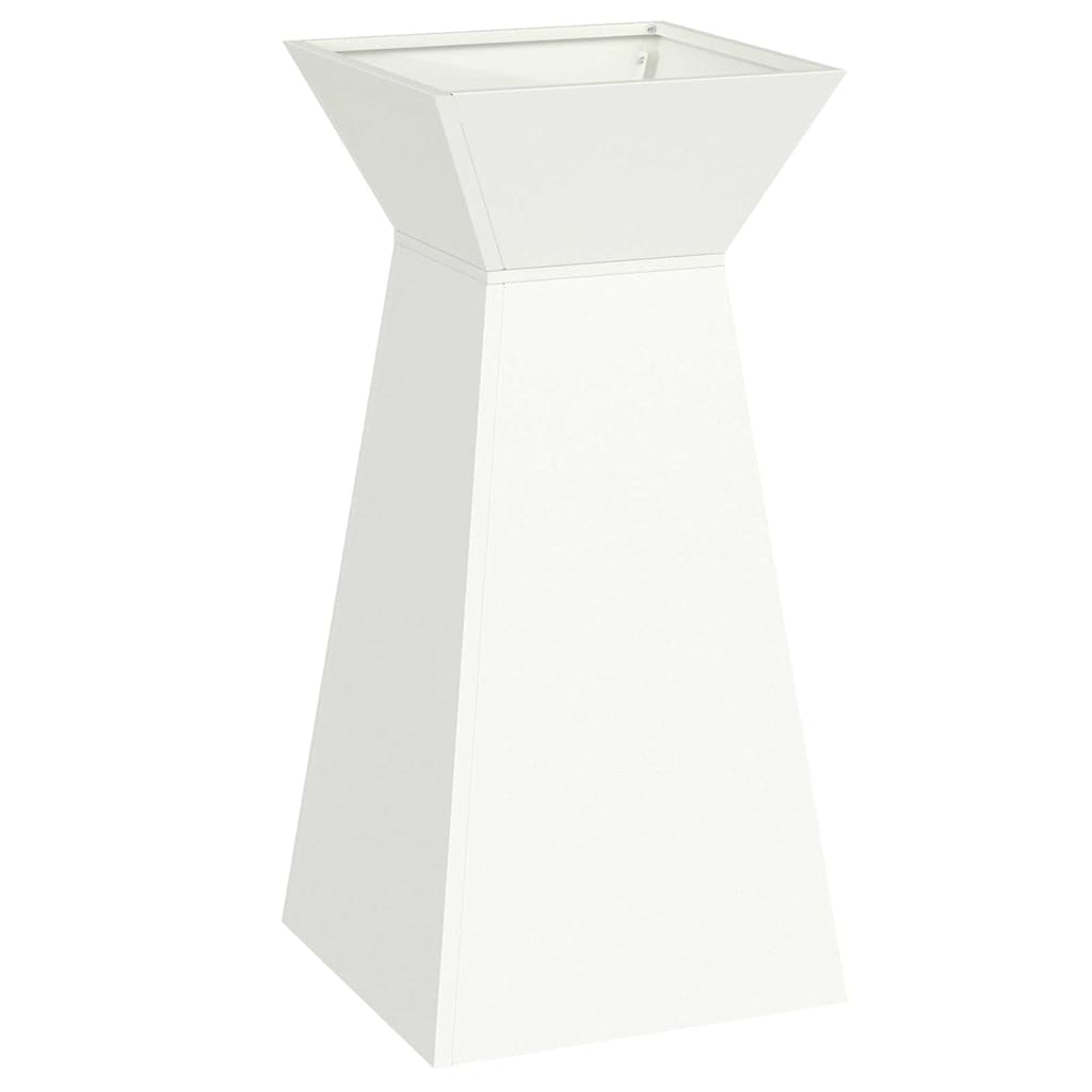 Jardinière pilier VidaXL blanc 35 x 35 x 73 cm