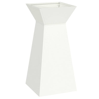 Jardinière pilier VidaXL blanc 35 x 35 x 73 cm