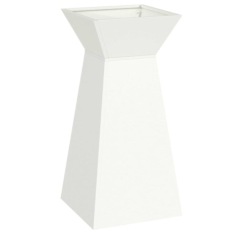 Jardinière pilier VidaXL blanc 35 x 35 x 73 cm
